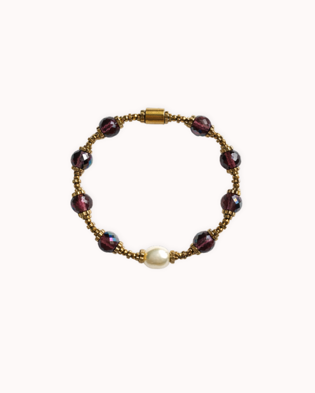 Bracelet Lumière de Nuit – Perle Solitaire