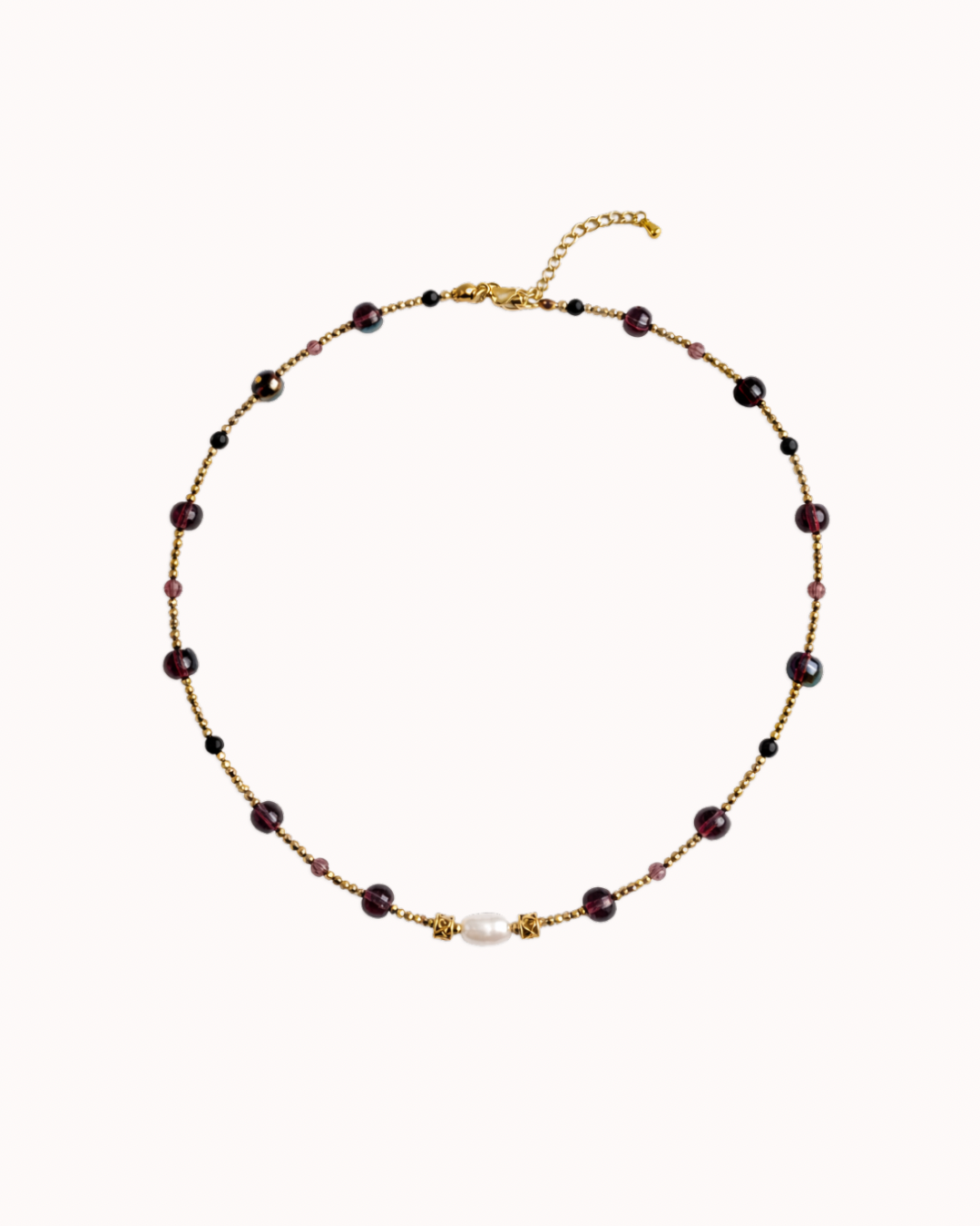 Collier Fil Doré - Lilas