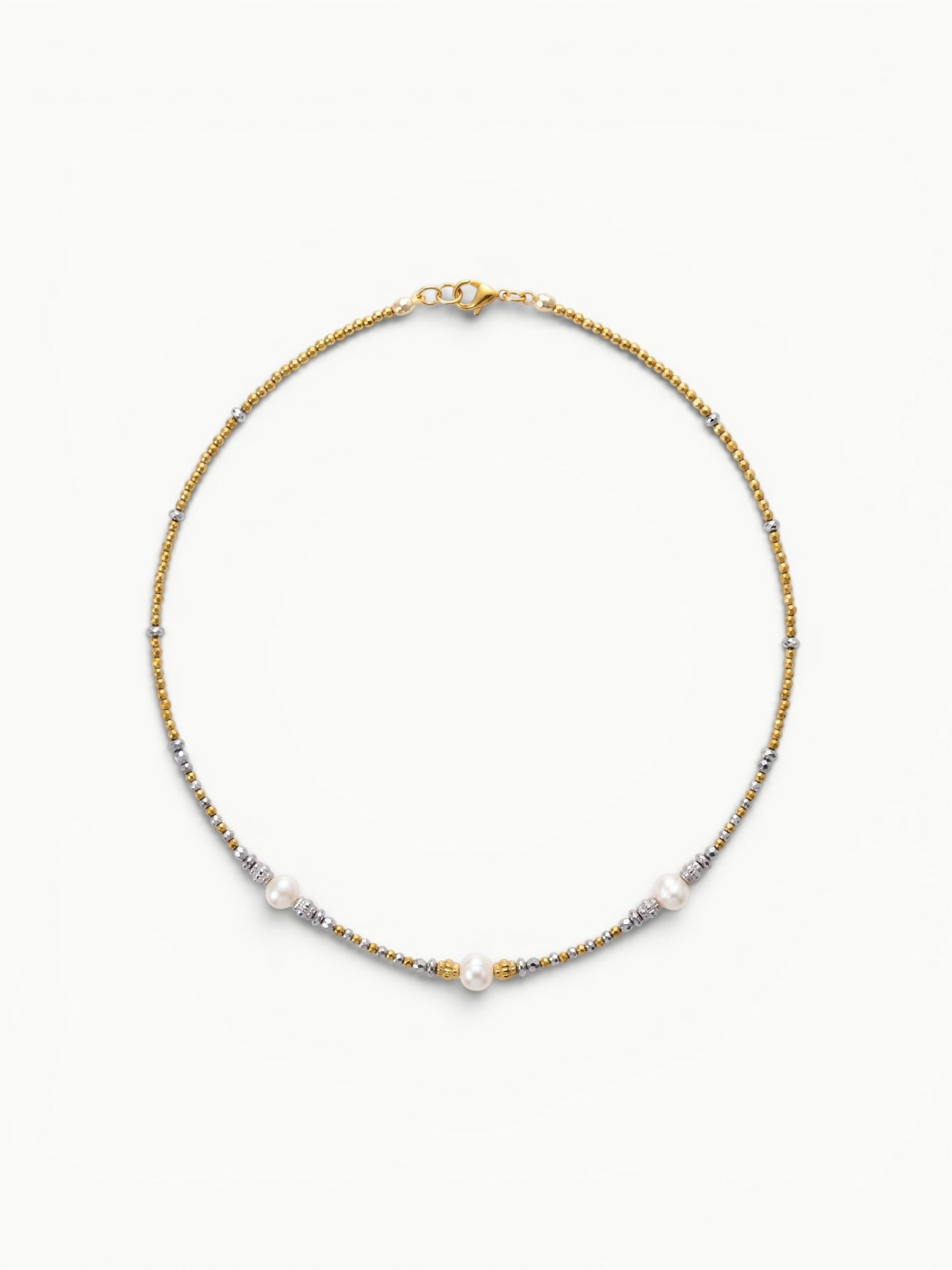 COLLIER STRIA ARGENT