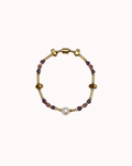 Bracelet Fil Doré - Lilas