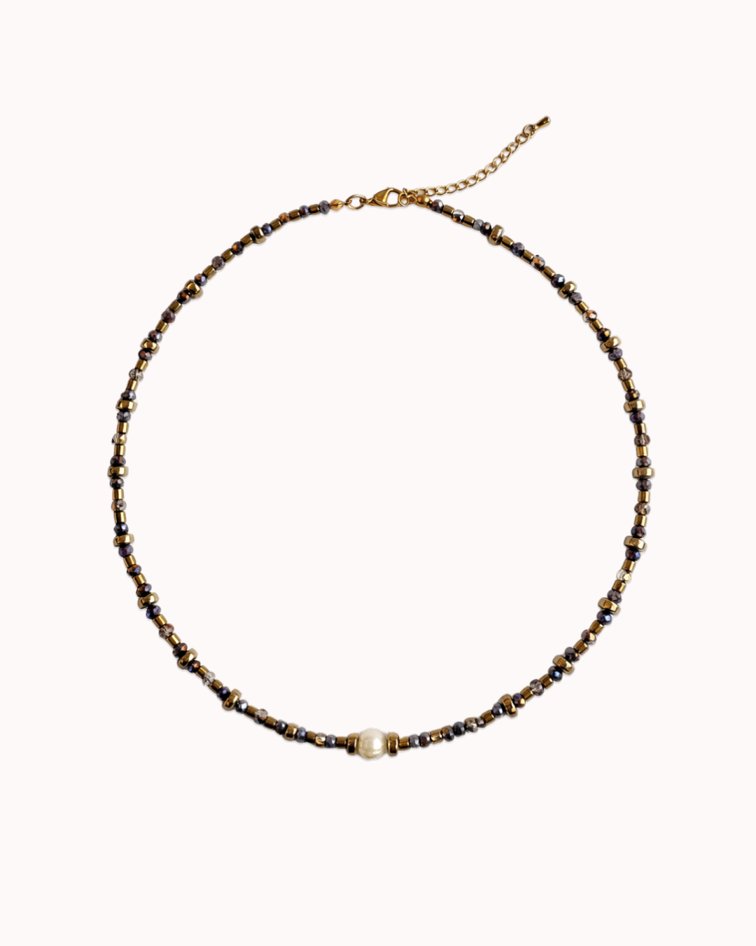 Collier fil doré - Indigo