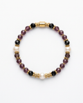 Bracelet Velours - Prune